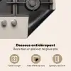 Gasfornuis - Koken - Beige Inductie beschermer vinyl 3mm klein -usfeer4_FR