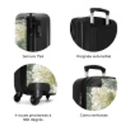 Bladeren - Botanisch - Groen NBS - Handbagage koffer - Volwassenen Unisex middel zzzzzzzbolletjes_FR