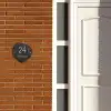 Gebarsten steen - Klassiek Naambord Organisch middel -sfeer3