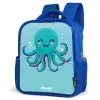 Octopus - Water - Blauw Kinderrugzak - Blauw middel -schuin