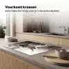 Schotse hooglander - Koe - Dieren - Zwart - Wit Inductie beschermer vinyl 3mm klein -sfeer1