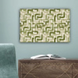 Modern - Grafisch - Groen canvas 2cm klein 34 -sfeer4