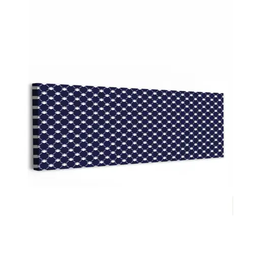 Oceaan - Schelp - Blauw - Wit canvas 2cm klein 828 -z3d