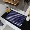 Oceaan - Schelp - Blauw - Wit Inductie beschemer met haakjes klein 777 -sfeer1