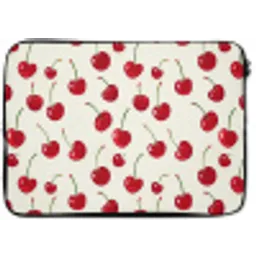 Kersen - Minimalistisch - Rood laptophoes neopreen klein 279 -zkaufland3dotto