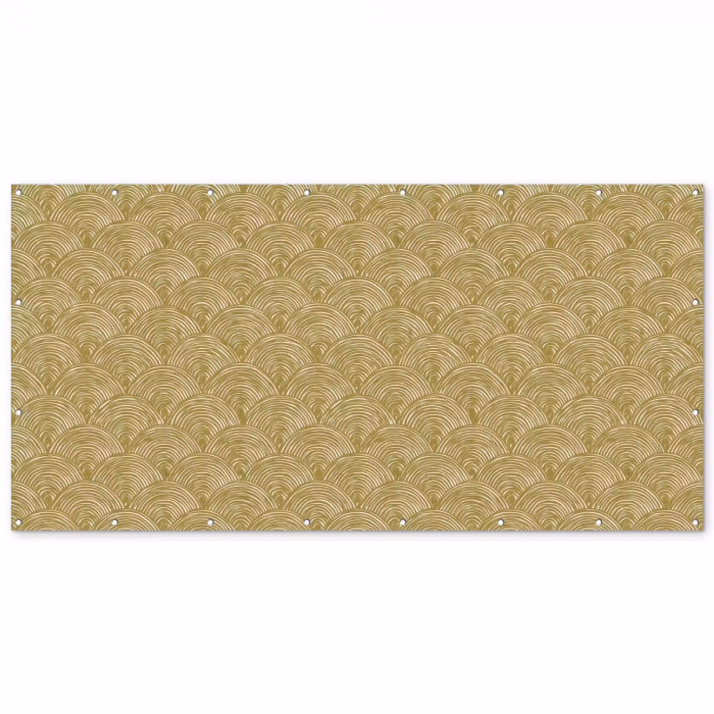 Waaier - Geometrisch - Groen Balkonbeschermer Duitsland klein 596 -zz_3d