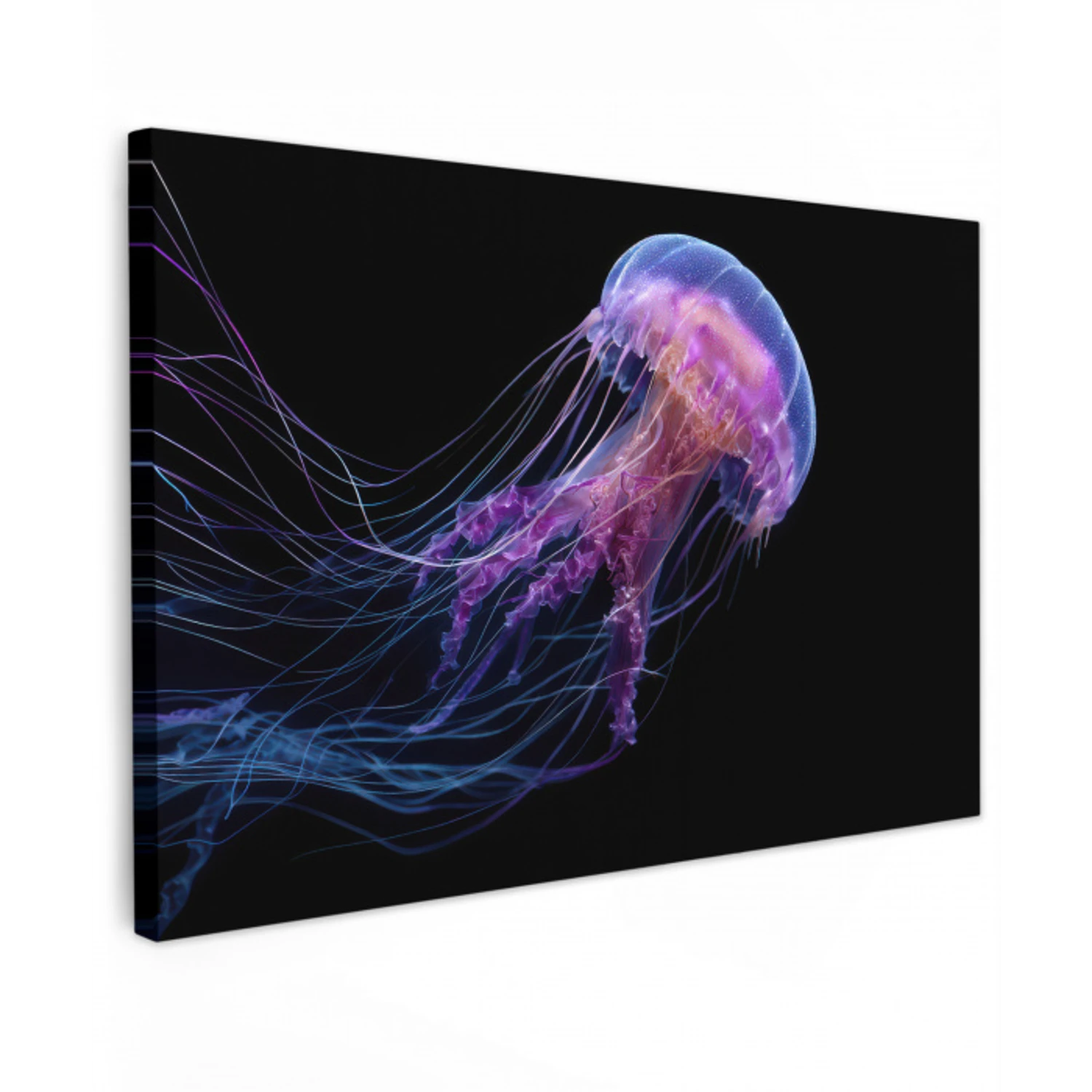 Kwal - Doorzichtig - Roze - Tentakels canvas 2cm klein -z3d