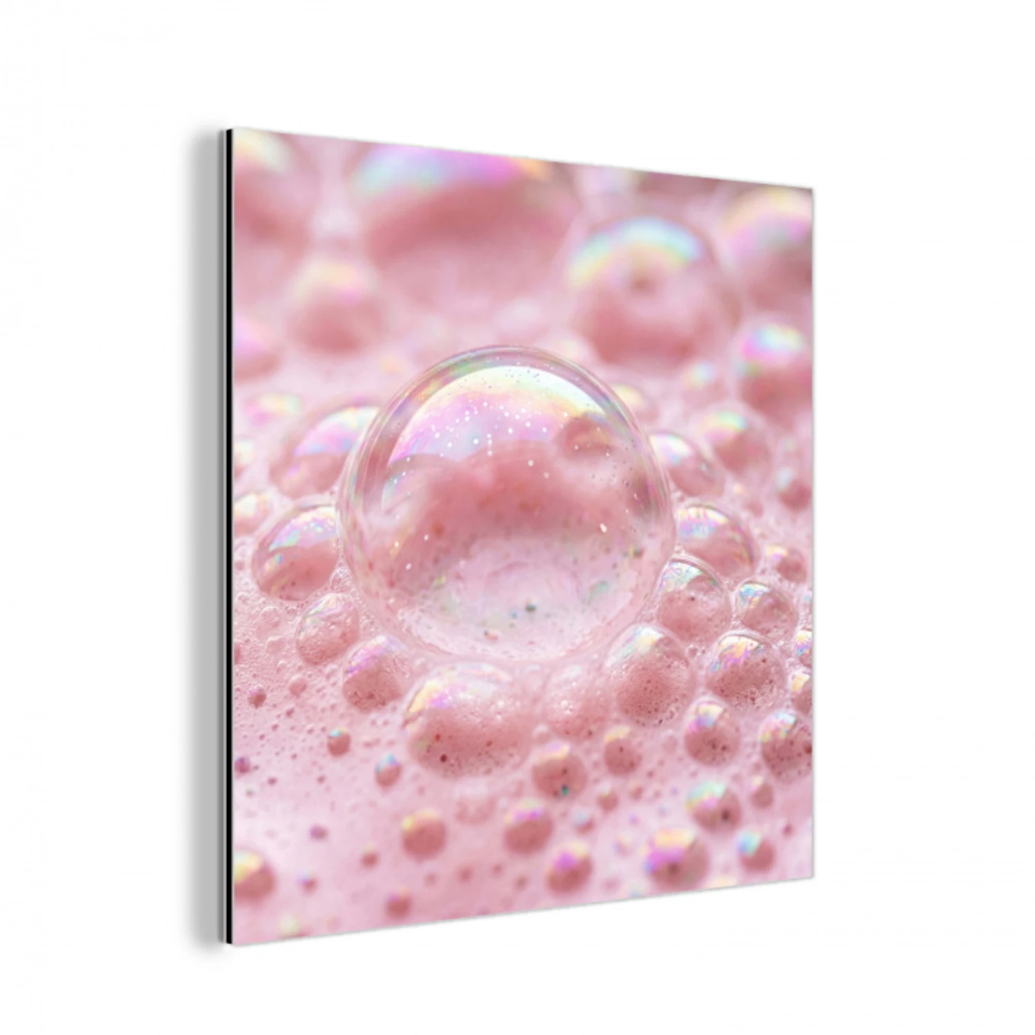 Schuim - Structuur - Roze aluminium wit klein -3d