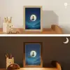 Heks - Volle maan - Sterrenhemel Light Box met kabel klein -sfeer3_kind