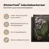 Bieslook Bloesem en Antieke Keukenwaren Inductie beschermer vinyl 3mm middel -sfeer2