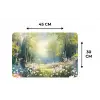 Bos - Schilderstijl - Kleurrijk Placemat vinyl groot -specs