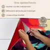 Schedel - Abstract - Rood - Blauw - Graffiti keuken achterwand spatscherm klein -spatscherm_NL
