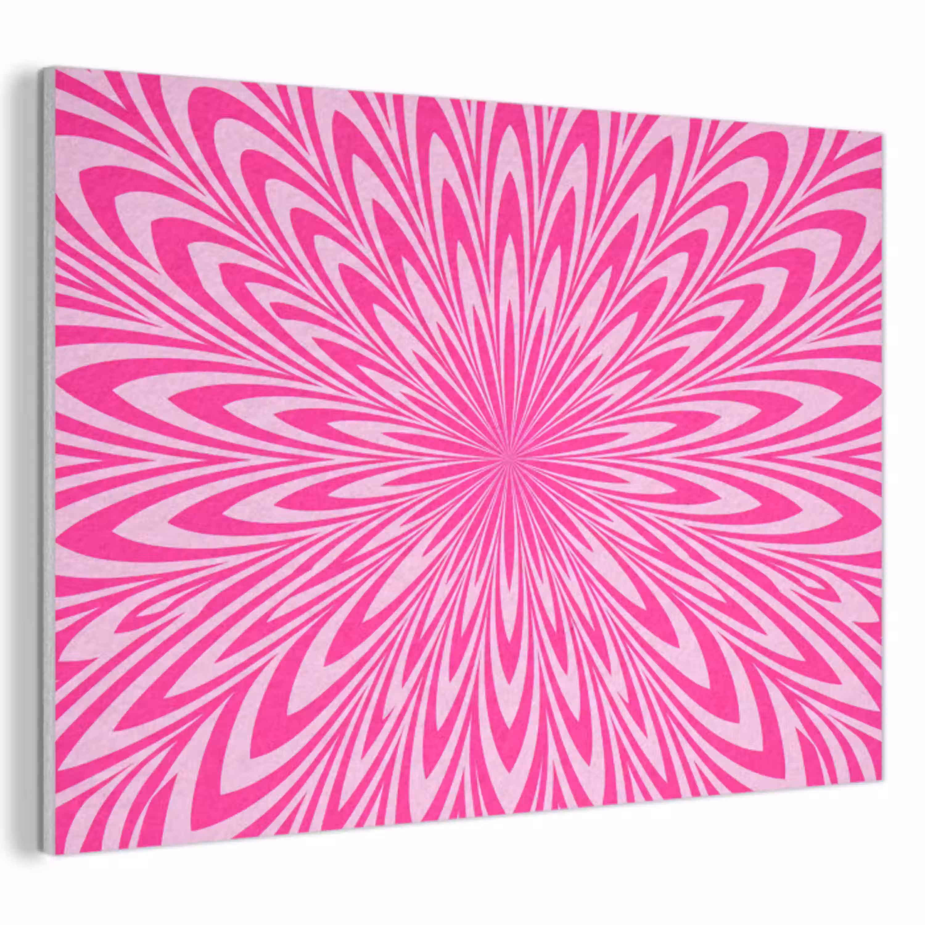 Patroon - Optisch - Roze PET vilt klein -3d