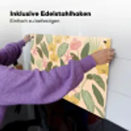 Patroon - Bloemen - Kleurrijk Inductie beschemer met haakjes klein -ky-ophangen-de