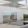 Scheepsstuur - Hout - Bruin - Zand keuken achterwand spatscherm klein -3d_schuin