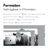 Koeien - Zwart - Wit Muismat XXL klein -sfeer5