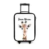 Gerrie Giraffe Kinderkoffer - Zwart klein -3d