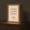 Tuin - Roze - Quote - Zon Light Box met kabel (Tafellamp) klein -z3d_website
