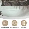 Bril - Hond - Kok Akoestische PET Vilt - Rond klein -closeup_DE