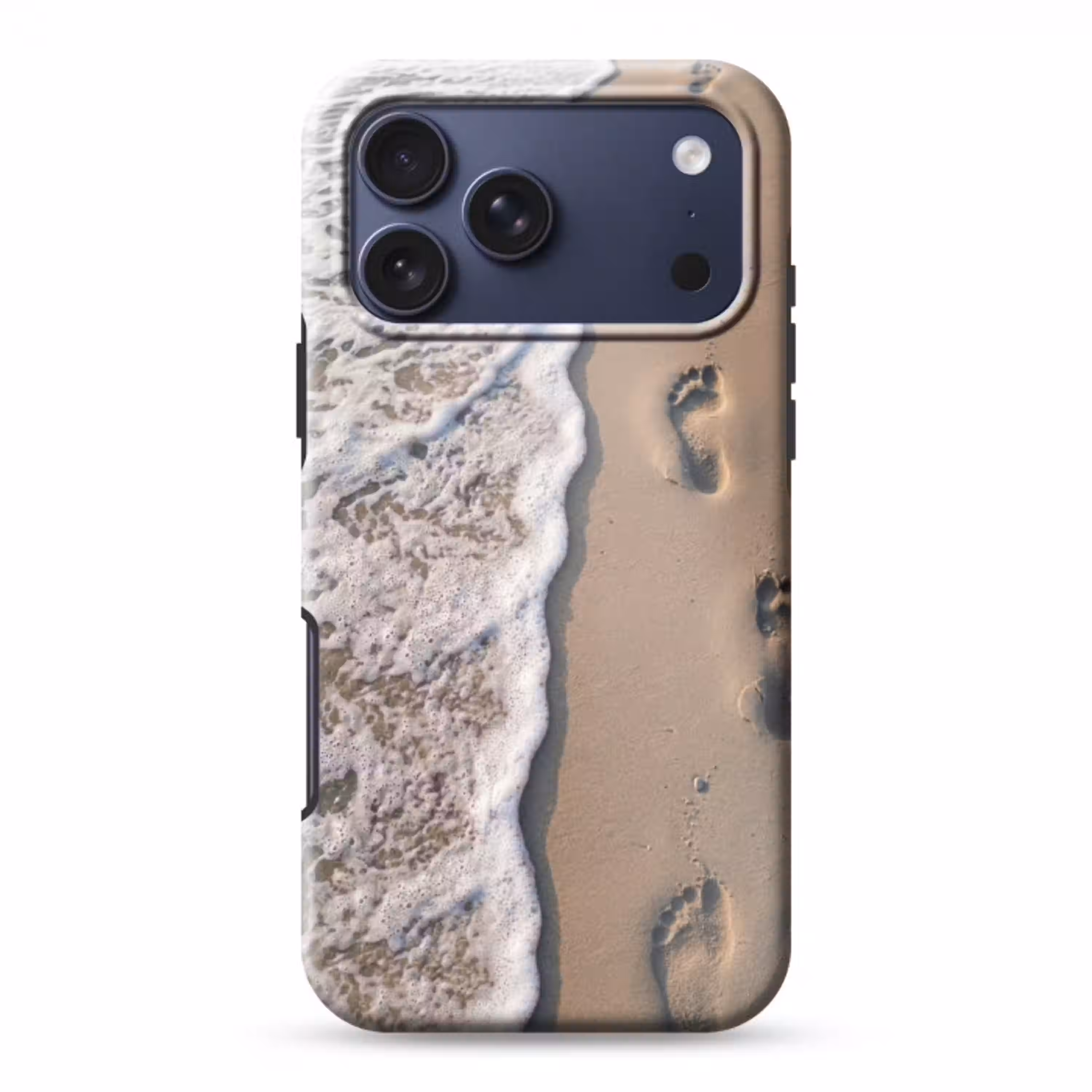 Voetstappen - Vloedlijn - Zee Toughcase MagSafe Apple iPhone 17 Pro Max klein -3d
