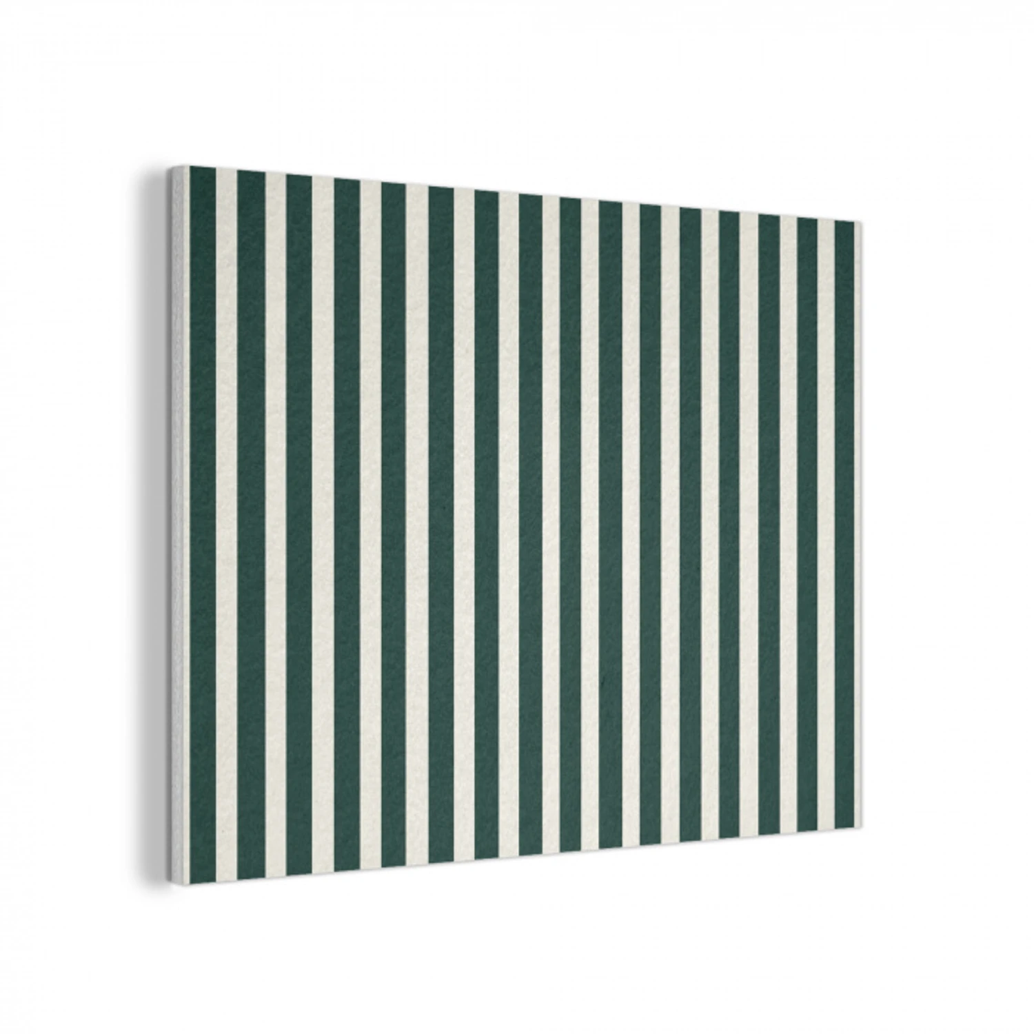 Strepen - Klassiek - Groen PET vilt klein 837 -3d