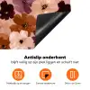 Bloemen - Abstract - Aardetinten Inductie beschermer vinyl 3mm klein 276 -zzzzzzz-td-onderkant