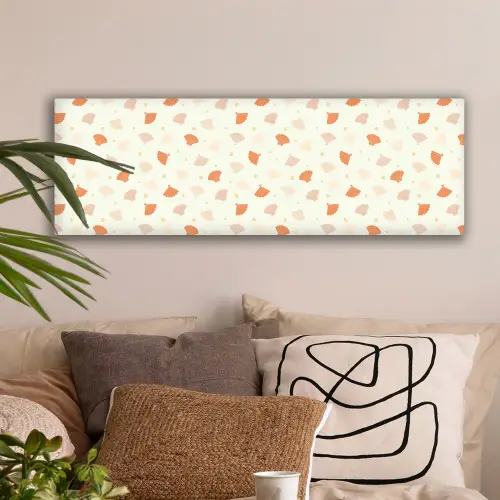 Zee - Dieren - Schelpen - Sinaasappel canvas 2cm klein 828 -sfeer1