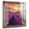 Doorkijk - Lavendel - Landschap - Bloemen - Paars plexiglas 5mm klein -zzzproduct_nieuw