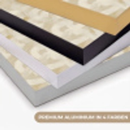 Abstract - Lijnen - Beige Textielframe zwart klein 947 -USP_kleurenDE