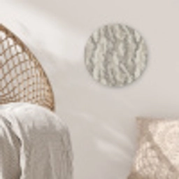 Slang - Patroon - Taupe Akoestische PET Vilt - Rond klein 838 -sfeer4
