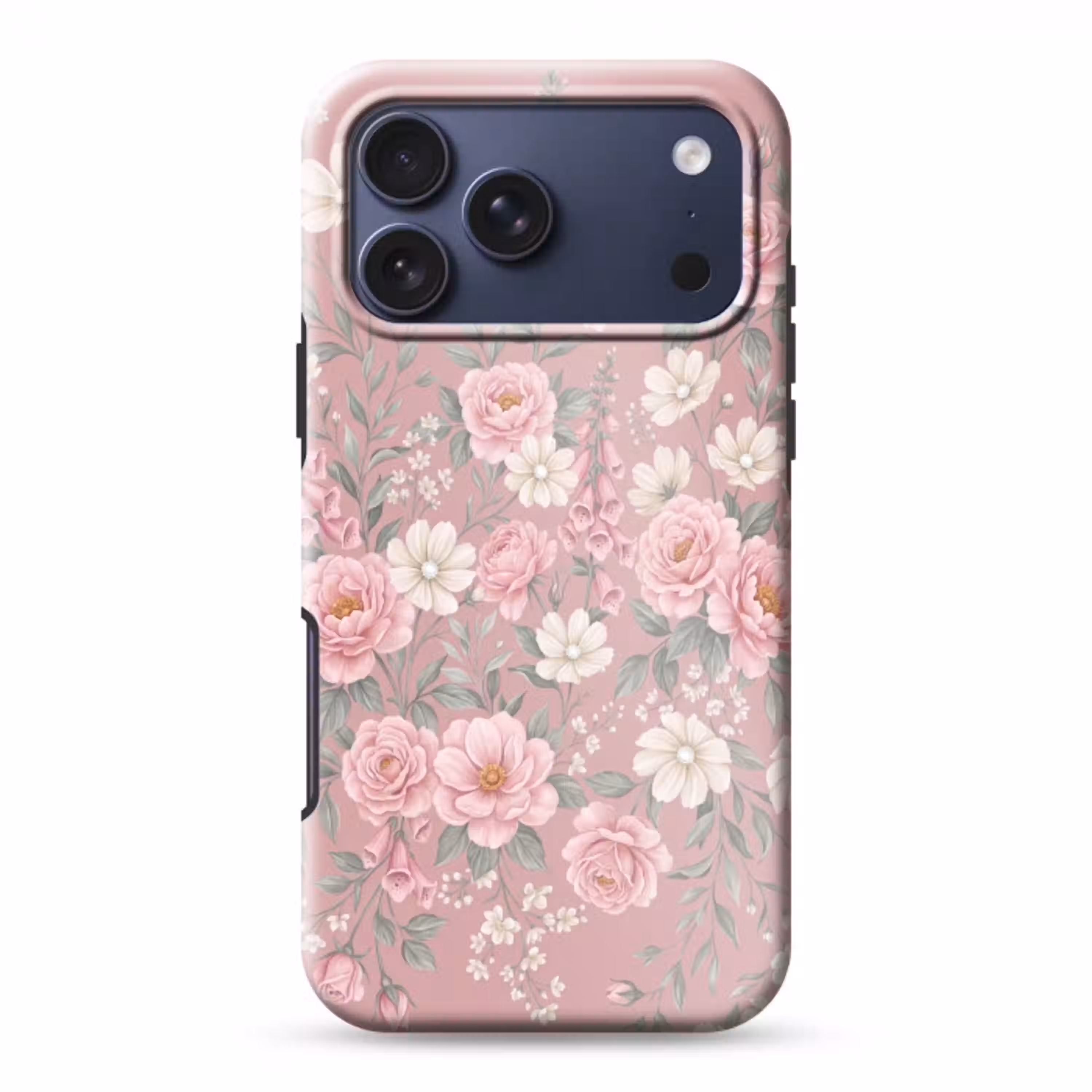 Pioenrozen - Vingerhoedskruid - Pink Toughcase MagSafe Apple iPhone 17 Pro Max klein -3d