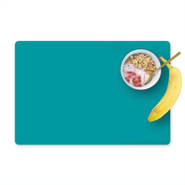 Placemat - 6 pieces - Blue - Solid color