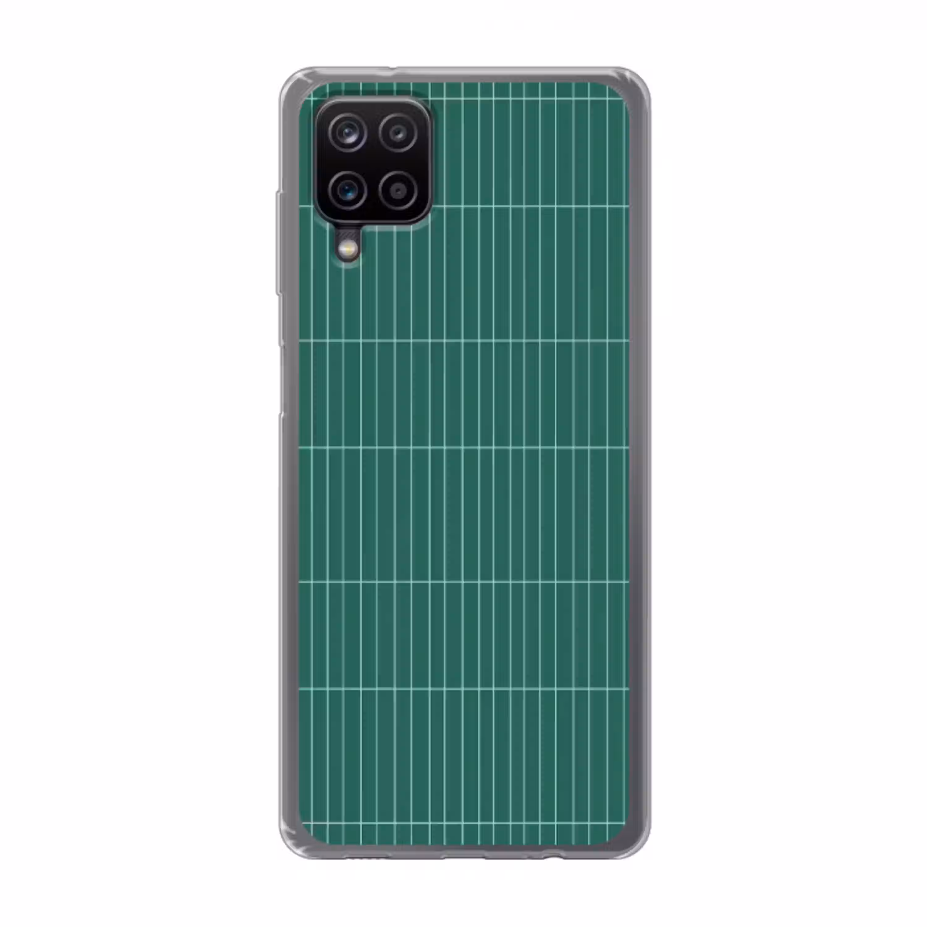 Patroon - Tegel - Saliegroen Telefoonhoesje Samsung Galaxy A12 klein 372 -3d
