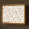 Patroon - Klassiek - Roze Light Box met batterij (Wandlamp) middel 907 -z3d_website