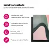 Abstract - Golven - Sierlijk - Roze Inductie beschermer vinyl 3mm middel -zzzzzzz-lf-ups