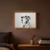 Zonnebril - Dalmatiër - Wijnglas - Tong Light Box met batterij (Wandlamp) middel -sfeer4