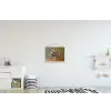 Bloem - Quote - Vintage - Art textielposter latten blank klein -kinderkamer