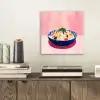 Rijst - Illustratie - Kom - Groente aluminium wit klein -sfeer1