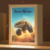 Monstertruck - Kind - Jongen - Auto Light Box met kabel (Kinderlampje) klein -zzz_3d_website