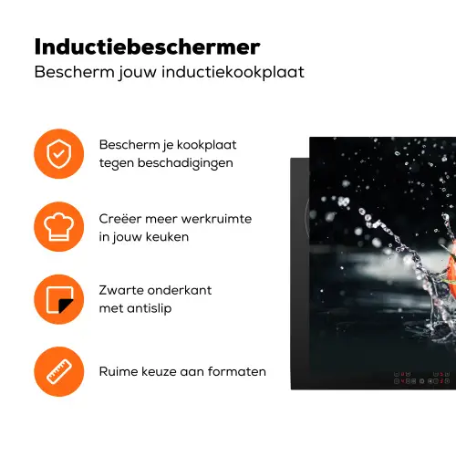 Tomatentwist Inductie beschermer vinyl 3mm klein -zzzzzzz-td-ups