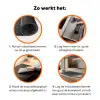 Schaduwen van de Aarde Inductie beschermer vinyl 3mm klein -zzzzzzz-td-werking