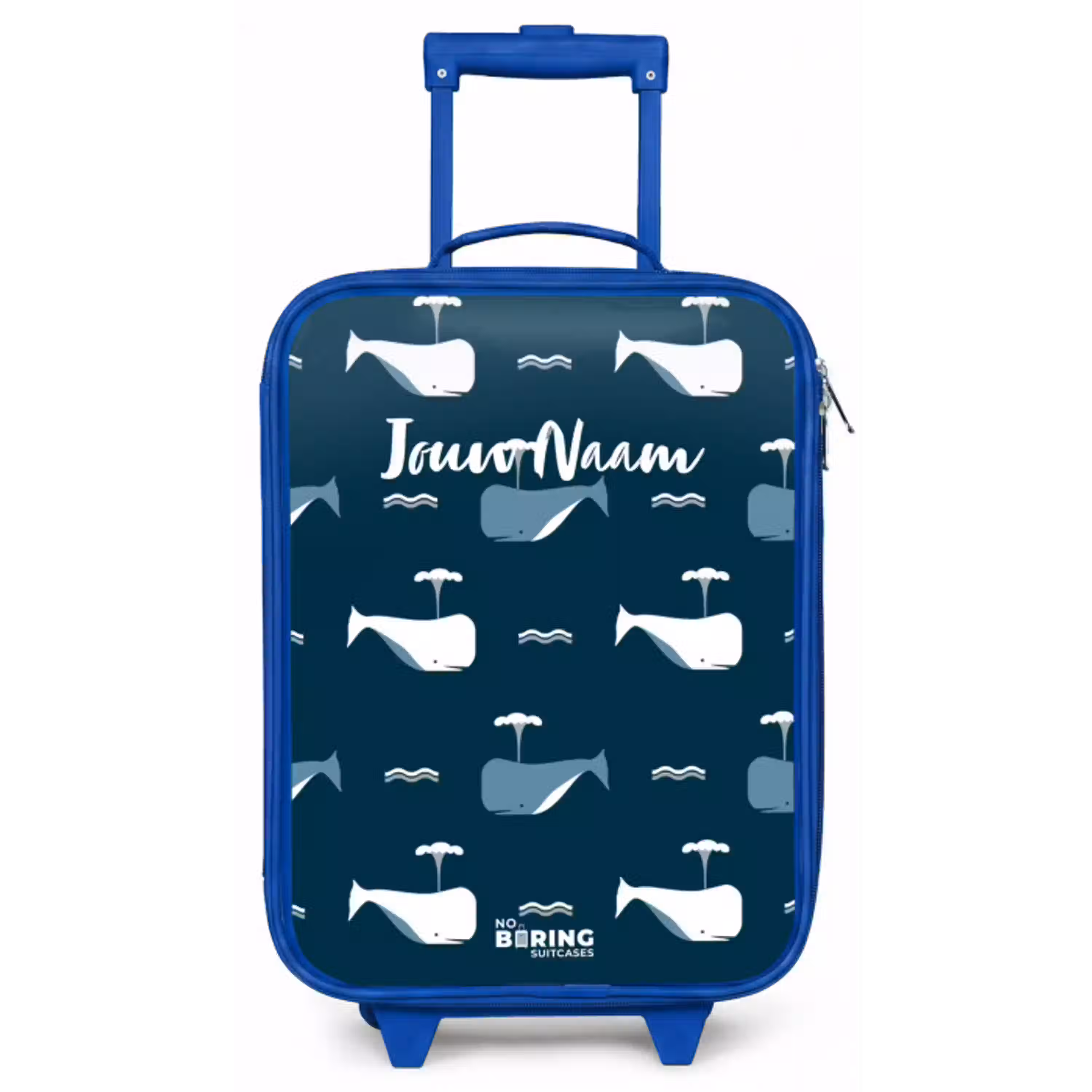 Walvisweelde Kinderkoffer - Blauw klein -zz3dotto