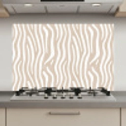 Abstract - Zebra - Beige keuken achterwand spatscherm klein 900 -3d_website