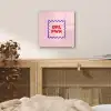 Grl pwr - Roze - Kader plexiglas 5mm klein -sfeer4