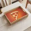 Pizza - Kaas - Rood - Pepperoni Dienblad Rechthoek middel -sfeer1
