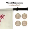 you go girl - Rood - Wit Wandkleed katoen klein -sfeer2