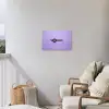 Maandag - Mok - Koffie - Paars Tuinposter op houten frame 2 cm dik klein -sfeer1