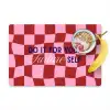 Furture - Geblokt - Rood Placemat vinyl groot -zzzproduct_Kitchenyeah-website