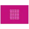 Focus on the good - Roze - wit poster papier klein -3d
