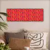 Roze - Mango - Blauwe - Streepjes canvas 2cm klein 828 -sfeer1